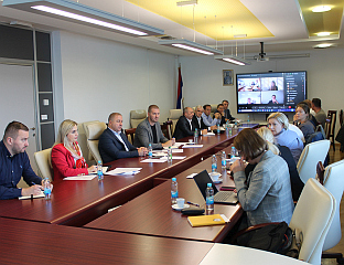 СА ПРЕДСТАВНИЦИМА СВЈЕТСКЕ БАНКЕ О РЕКОНСТРУКЦИЈИ ПУТА ФОЧА - ШЋЕПАН ПОЉЕ