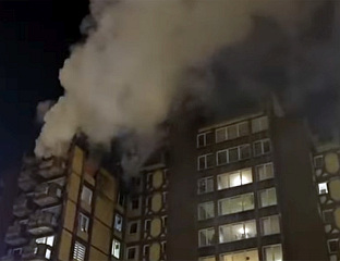 ПОЖАР У ДОМУ ПЕНЗИОНЕРА