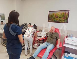 ВИШЕ ОД 50 ПРИПАДНИКА ПОЛИЦИЈСКЕ УПРАВЕ ДАРОВАЛО КРВИ