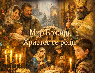 СРЕЋАН БОЖИЋ, МИР БОЖИЈИ - ХРИСТОС СЕ РОДИ!