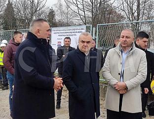 OFFICIAL START OF CONSTRUCTION OF THE ROUNDABOUT NEAR THE "AUDI CENTER"