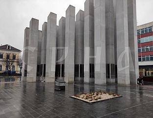 ЗАВРШНИ РАДОВИ НА ЦЕНТРАЛНОМ СПОМЕНИКУ ПОГИНУЛИМ БОРЦИМА