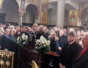 РОД БЛАГОЈЕВИЋ НА ЛИТУРГИЈИ У ХРАМУ ХРИСТА СПАСИТЕЉА