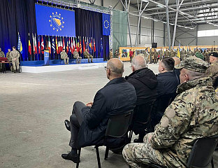 MINISTER BUDIMIR ATTENDS CEREMONIAL TRANSFER OF EUFOR COMMAND
