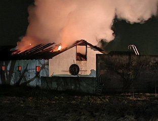 ЛОКАЛИЗОВАН ПОЖАР НА ФАРМИ И ШТАЛИ У ГОЈСОВЦУ