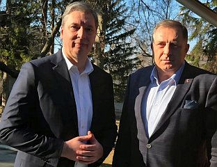 ДОДИК: ОДЛИЧАН САСТАНАК СА ПРЕДСЈЕДНИКОМ ВУЧИЋЕМ
