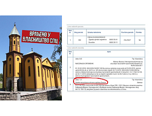 ГУЈОН: ЦРКВА У ЗЕНИЦИ ВРАЋЕНА У ВЛАСНИШТВО СРПСКЕ ПРАВОСЛАВНЕ ЦРКВЕ