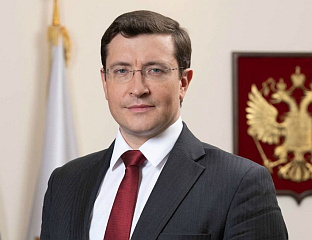 GOVERNOR OF NIZHNY NOVGOROD REGION NIKITIN CONGRATULATES KARAN ON HIS ELECTORAL VICTORY