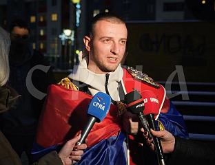 GRAND WELCOME FOR ALEKSANDAR IVANOVIĆ – UBF TITLE HOLDER