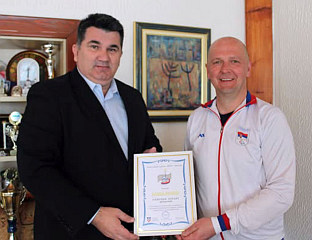 ПРИЈЕМ ЗА УСПЈЕШНОГ СПОРТСКОГ РАДНИКА МЛАДЕНА СТЕВИЋА