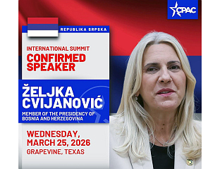 CVIJANOVIĆ SPEAKER AT CONSERVATIVE POLITICAL ACTION CONFERENCE