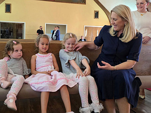 TEXAS VISIT CONCLUDES WITH TOUR OF THE CHURCH OF  HOLY THREE HIERARCHS IN IRVING