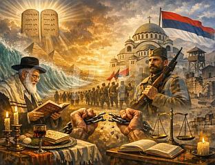 ПЕСАХ ПОДСЈЕЋА НА ВРИЈЕДНОСТИ КОЈЕ СУ ОБЛИКОВАЛЕ СУДБИНУ И ЈЕВРЕЈА И СРБА