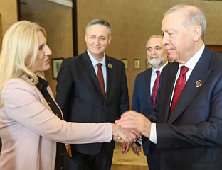 ЦВИЈАНОВИЋЕВА НА РАДНОМ ДОРУЧКУ СА ЕРДОГАНОМ