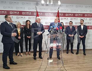 SNSD EXPECTS ELECTION VICTORY AND NOMINATES CANDIDATES FOR SERB MEMBER OF BiH PRESIDENCY AND PRESIDENT OF SRPSKA