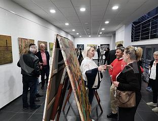 ОTВОРЕНА ИЗЛОЖБА СЛИКА СЛОБАДАНА БОДЕ СУБОTИЋА