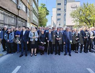 CVIJANOVIĆ ATTENDS COMMEMORATION MARKING 34 YEARS SINCE THE DOBROVOLJAČKA CRIME; PEACE WALK BEGINS