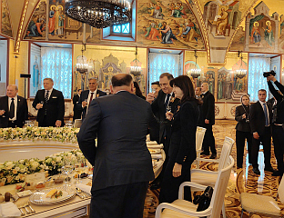 RECEPTION WITH PUTIN WAS ALSO AN OPPORTUNITY FOR TALKS