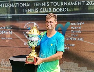 UKRAINIAN WINS ITF M15 "DOBOJ OPEN" TOURNAMENT