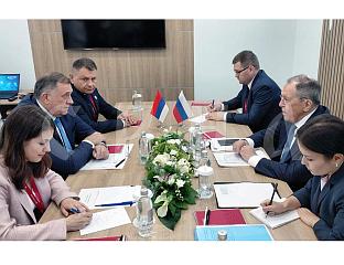DODIK WITH LAVROV: NOBODY CAN STOP COOPERATION BETWEEN SRPSKA AND RUSSIA