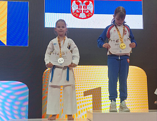 SOFIJA ILIĆ BALKAN KARATE VICE-CHAMPION
