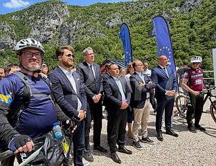 БИЦИКЛИСТИЧКА СТАЗА ПАЛЕ-САРАЈЕВО СИМБОЛ ПОВЕЗИВАЊА