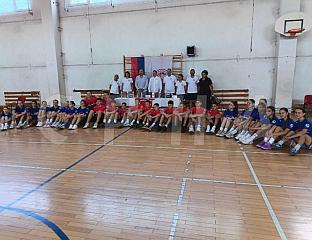 THIRTY YOUNGEST BASKETBALL PLAYERS TAKING PART IN CAMP IN DVOROVI