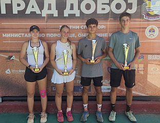 ROMANIAN BOY AND CROATIAN GIRL WIN INTERNATIONAL TENNIS TOURNAMENT