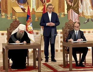ПОТПИСАН УГОВОР ЗА ЗАВРШНЕ РАДОВЕ НА ХРАМУ НА ВРАЧАРУ