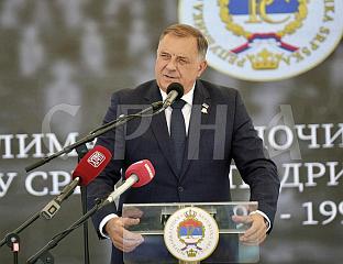ДОДИК: СРБИ УБИЈАНИ У СРЕДЊЕМ ПОДРИЊУ ЈЕР СУ БРАНИЛИ ХРИШЋАНСКЕ ВРИЈЕДНОСТИ