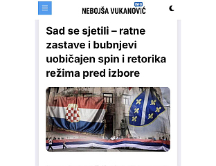 KOVAČEVIĆ: VUKANOVIĆ SHAMEFULLY BELITTLES SYMBOLS AND CITIZENS OF REPUBLIKA SRPSKA