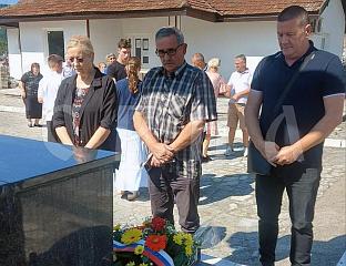 MEMORIAL SERVICE FOR 20 SERBS KILLED IN HRANČA HELD