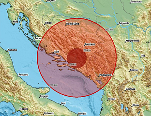 EARTHQUAKE NEAR LJUBINJE