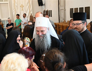 PATRIARCH PORFIRIJE: I COME AS A BROTHER TO PRAY FOR PEACE, UNITY AND UNDERSTANDING