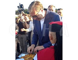 ДОДИК И ВУЧИЋ НА ОБИЉЕЖАВАЊУ СЛАВЕ ХРАМА У СИТНИЦИ