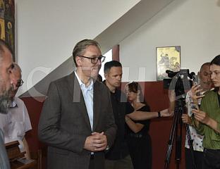 VUČIĆ AND ĐOKIĆ VISIT CHURCH IN NOVO SELO