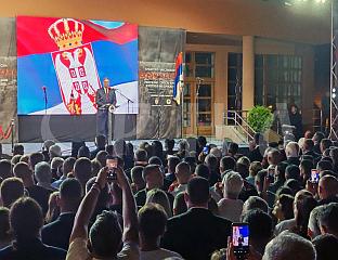 ВУЧИЋ: ГАРАНТУЈЕМ ДА СРБИЈА ВИШЕ НИКАДА НЕЋЕ ДОЗВОЛИТИ "ОЛУЈУ"