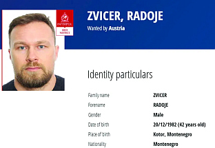 EUR 500,000 REWARD OFFERED FOR INFORMATION ON RADOJE ZVICER