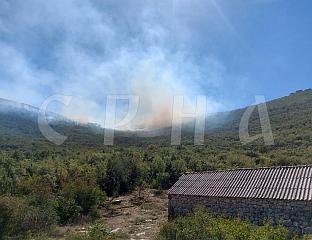 АКTИВНИ ПОЖАРИ У ВИШЕ СЕЛА, КУЋЕ НИСУ УГРОЖЕНЕ