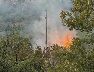 ПОЖАР СЕ ПРИБЛИЖИО ИЗВОРИШТУ И "ВОДОВОДУ", НА ТЕРЕНУ БРОЈНО ЉУДСТВО