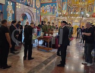 THOUSANDS OF PEOPLE PAY TRIBUTE TO GENERAL MLADIĆ AT ST. LUKE CHURCH