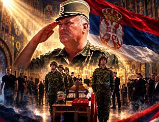 REPRESENTATIVES OF SERBIA'S GOVERNMENT AND POLITICAL PARTIES PAY TRIBUTE TO GENERAL MLADIĆ