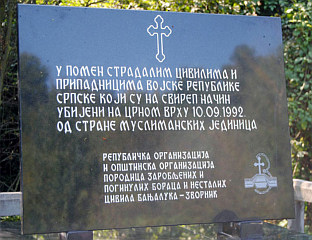 MEMORIAL SERVICE FOR SERBS KILLED IN AN AMBUSH AT CRNI VRH TO BE HELD TOMORROW