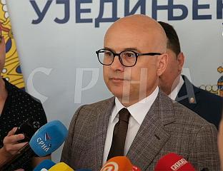 SERBIA WILL NOT ALLOW ANYONE TO THREATEN SERBS ACROSS THE DRINA