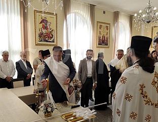 ДОДИК: ИМАО САМ ЧАСТ ДА БУДЕМ КУМ ОБНОВЉЕНЕ ЗАДУЖБИНЕ МИТРОПОЛИТА ГЕОРГИЈА НИКОЛАЈЕВИЋА