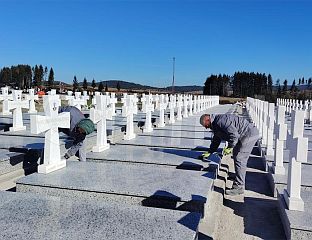 RECONSTRUCTION OF 172 GRAVESTONES COMPLETED