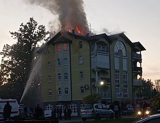 ИЗГОРЈЕЛА ДВА СTАНА, ПОВРИЈЕЂЕНА ДВА ВАTРОГАСЦА