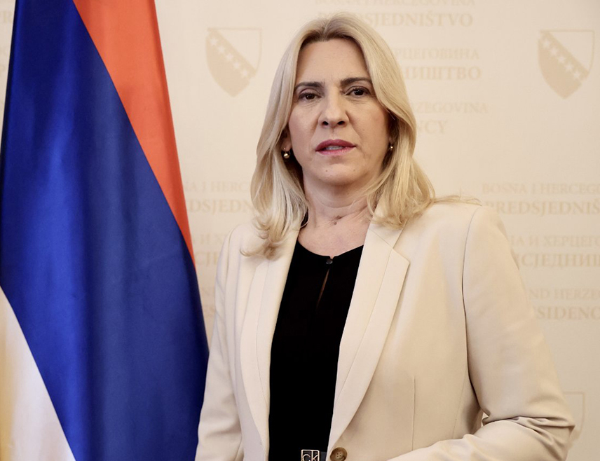 EAST SARAJEVO, NOVEMBER 24 /SRNA/ - Serb BiH Presidency member Željka Cvijanović suggested that information on statements by the Minister of Defense in the Council of Ministers, Zukan Helez, about "the existence of certain paramilitary formations and camps in the territory of Republika Srpska" be included in the agenda of the next session, which will be held on Monday, November 27.