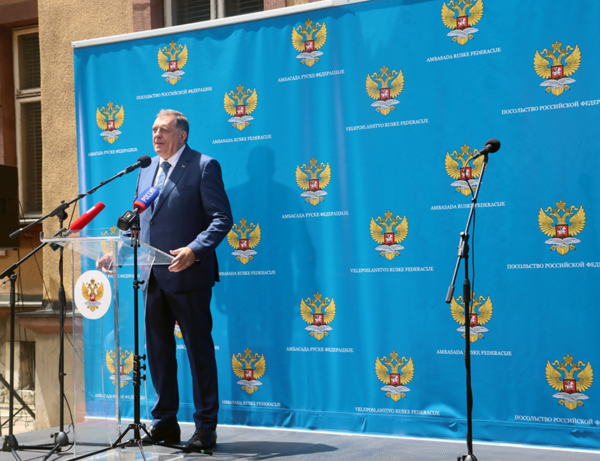 BANJA LUKA, JUNE 11 /SRNA/ - Republika Srpska President Milorad Dodik has said that the Russian Federation is a partner and like-minded political ally of Republika Srpska, which sees Russia as a fair side of contemporary times and history.