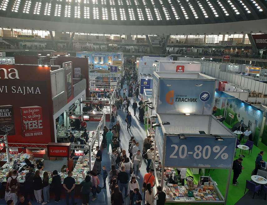 BELGRADE, OCTOBER 19 /SRNA/ - The International Belgrade Book Fair opened this evening at the Belgrade Fair. For nine days, the event will feature more than 400 exhibitors from both the country and abroad, including publishers and writers, among them participants from Republika Srpska.